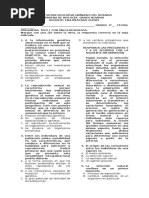 Examen Seleccion Natural