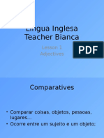 Língua Inglesa Teacher Bianca: Lesson 1 Adjectives