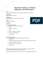 Secondary Injection Testing Vs Primary