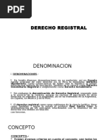 El Derecho Registral y La Seguridad Jurídica