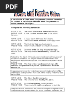 Active and Passive Voice - 1