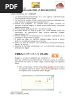 Manual para Crear Un Blog Educativo 1