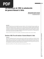 Las Elecciones de 1950: La Autoelección Del General Manuel A. Odría