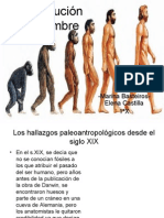 La Evolución Del Hombre