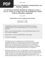 National Tower, LLC v. Zoning Board, 297 F.3d 14, 1st Cir. (2002)