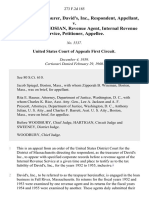 David Lash, Treasurer, David's, Inc. v. Laurence A. Nighosian, Revenue Agent, Internal Revenue Service, 273 F.2d 185, 1st Cir. (1960)