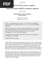 United States v. Tomas Villarin Gerena, 553 F.2d 723, 1st Cir. (1977)