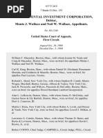 In Re Continental Investment Corporation, Debtor, Monte J. Wallace and Neil W. Wallace, 637 F.2d 8, 1st Cir. (1980)