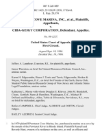 Pawtuxet Cove Marina, Inc. v. Ciba-Geigy Corporation, 807 F.2d 1089, 1st Cir. (1986)