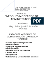 Enfoques Modernos de Administración