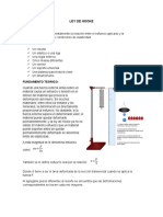 Ley de Hooke - Deformacion