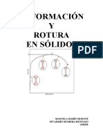 Trabajo Deformación y Rotura en Sólidos