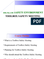 TOOLBOX Safety Meeting