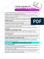 3 Grade Language Arts Common Core Standards: At-A-Glance Reading: Literature