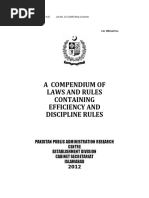 A Compendium of Laws and Rules Containing Efficiency and Discipline Rules