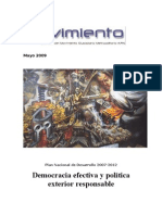 Democracia Efectiva y Política Exterior Responsable