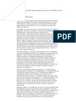 La Liberalización de Las Telecomunicaciones en México en El Marco Del TLCAN