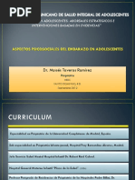 Aspectos Psicosociales Del Embarazo en Adolescentes 