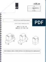 Manual de Instalación y Mantenimiento de Compresor Quincy QGS-5