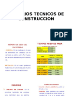 Criterios Tecnicos de Construccion