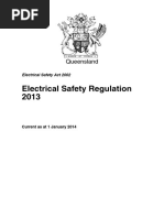 Qld. Electrical Safety Regulation 2013