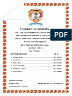 Mass Transfer Project 1 PDF