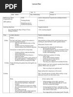 Cac Lesson Plan 1st