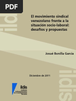 El Movimiento Sindical Venezolano Frente A La Situación Sociolaboral. Desafíos y Propuestas