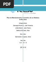 Plan de Mantenimiento Preventivo de Un Sistema de Bombeo