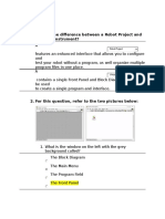 Final Exam 1. What Is The Difference Between A Robot Project and A Virtual Instrument?