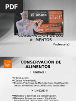 Introduccion A La Conservacion de Alimentos