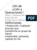 Principios de Administracion de Operaciones