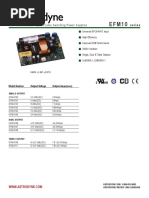 10W Ultraminiature Open Frame Switching Power Supplies: Series