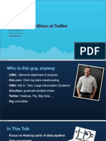 Twitter, Pig, and HBase. For Bay Area Hadoop User Group May 2010 