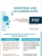 Promotion & Reclassification