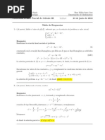 Corrección Primer Parcial Cálculo III 23 de Junio de 2016