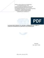 TLAS POSICIONES JURADAS Y EL CRITERIO JURISPRUDENCIAL SOBRE SU CONSTITUCIONALIDAD EN EL PROCESO CIVIL VENEZOLANOrabajo Final Derecho Probatorio Xxvii