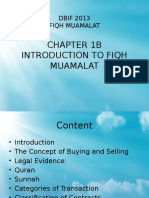 Introduction To Fiqh Muamalat