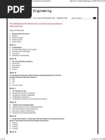 Fluid Mechanics Problems Quiz Multiple Choice Questions Download Free Preparation For Engineering