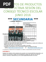 Form A To Cte 8 Secundaria Me