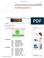 SAP Material Management