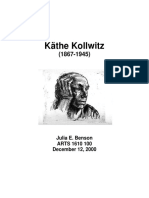 Käthe Kollwitz: Julia E. Benson ARTS 1610 100 December 12, 2000