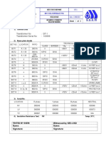 GT - 1 Bushing Current Transformer Ir Test Report