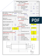 Pipe Size Flange Rating Operating Condition: E F SF