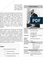 Émile Durkheim - FUNCIONALISMO