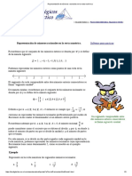 Representación de Números Racionales en La Recta Numérica - PDF