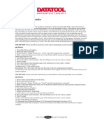 Datatool Veto Evo Transmitter Coding Instructions