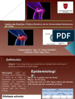 Presentacion de Meniscopatia y Artrosis