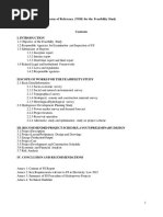 Terms of Reference (TOR) For The Feasibility Study