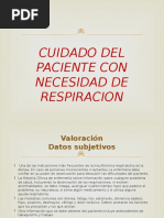 Necesidad de Respiracion